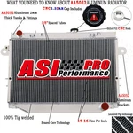 Asi 4 Row Radiator For 1998-2007 Toyota Land Cruiser Series HDJ100R FZJ105R New. Price: $259.00.