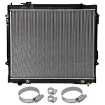 Pickoor Radiator CU1774 With Universal Oil Hose Clamps Kit For Toyota Tacoma New. Price: $81.99.