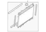 Genuine Nissan Radiator Assembly 21410-9CA1A New. Price: $602.42.