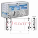 Tyc Radiator 2014 Kia Forte 1.8L 2.0L L4 Cooler Cooling Antifreeze Rb New. Price: $135.84.