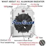Aluminum 4-ROWS Radiator Shroud Fan Fit 39-40 Chevrolet Truck Kc Kd Kf Kp 3.5L. New. Price: $299.00.