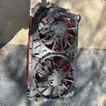 2007 - 2014 Cadillac Escalade Radiator Fan Motor Assembly Dual Used. Price: $100.00.