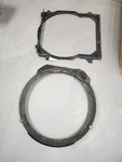 2004 Dodge Ram 2500 5.9L Radiator Shroud 52028912AI, Both Halves Used. Price: $175.00.