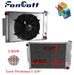 3-ROW Radiator+shroud Fan For 1967-1969 Chevy Camaro Pontiac Firebird Fongoff New. Price: $199.00.