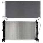 Aluminum Radiator & Condenser Cooling Kit For Cadillac Escalade 2002-2005 New. Price: $130.78.
