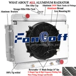 3 Rows Aluminum Radiator+shroud Fan For 1969-1970 Chevy Bel Air Caprice Impala New. Price: $199.00.