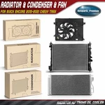 Radiator & A/c Condenser Cooling Fan Assembly For Buick Encore Chevrolet Trax New. Price: $231.19.