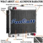4-ROWS Aluminum Radiator For 1962-1967 Chevrolet Chevy Ii Base Nova Ss 5.3 4.6 New. Price: $184.95.