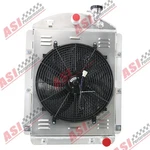 Row Radiator&shroud Fan&relay For 41-46 Chevy Truck Pickup 3.8L Conversion Asi New. Price: $359.00.