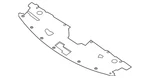 Genuine Nissan Radiator Support Access Cover 62580-9PF0A New. Price: $83.96.