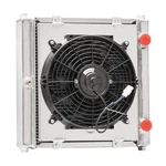 4-ROW Aluminum Radiator+shroud Fan For Dragster Roadster Double Pass 80108N New. Price: $238.99.