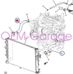 85135096&85135098 Radiator Coolant Hose Kit For 2016-2024 Chevrolet 1.5T Malibu New. Price: $68.50.