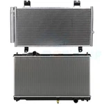 Aluminum A/c Radiator & Ac Condenser Cooling Kit For 2006-2015 Lexus IS250 IS350 New. Price: $115.57.