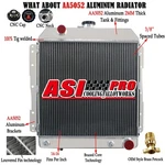 Asi 3 Row Radiator For 1958 Chevy Bel Air Biscayne Impala 4.6L V8 Engine Us New. Price: $159.00.