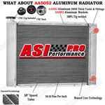19"X26" Universal Rows Radiator For Double Pass Chevy Sbc 350 Crossflow Style New. Price: $129.00.