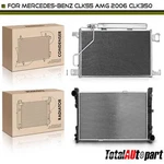 New Radiator & Ac Condenser Cooling Kit For Mercedes-benz C209 CLK350 CLK55 Amg. Price: $210.76.