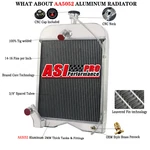 3 Rows Full Aluminum 8N8005 Tractor Radiator Ford 2N 9N Asi New. Price: $99.00.