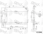Global Parts Distributors Llc 1998C Radiator New. Price: $179.00.