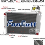 Us CC370 Aluminum 4-ROW Radiator Fit Chevy Camaro Big Block 1967-1969 Fongoff New. Price: $199.00.