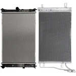 Aluminum Radiator & Condenser Cooling Kit 2011-12 Ford Fusion Lincoln Mkz New. Price: $128.47.