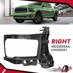 Right Radiator Support Headlight Mount Bracket For 2013-24 Ram 1500 2500 Classic New. Price: $39.99.