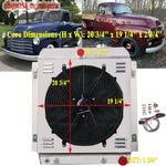 Row Radiator Shroud Fan Kits For 1947-1954 49 Chevy Truck 3100 3600 3800 3900 New. Price: $359.00.