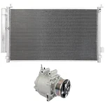 Aluminum Condenser & Compressor Cooling Kit For 2006-2011 Honda Civic New. Price: $178.42.