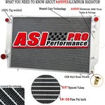 Asi 4 Rows Aluminum Radiator For Jaguar Xjs XJ12 5.3L 6.0L V12 1976-1996 New. Price: $259.00.