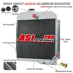3ROWS Aluminum Radiator For 1965-1971,66 Jeep CJ5 CJ6 DJ5 DJ6 225 Buick V6 New. Price: $159.00.