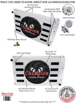 Al Row Radiator 19X28",16" Fan,flap Shroud For 1973-1991 Chevrolet Blazer New. Price: $475.52.