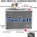 3-ROW Radiator 1967 1968 1969 1970 Ford Mustang Mercury Cougar V8 24"W Core New. Price: $139.00.
