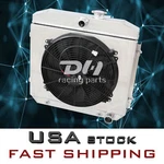 Aluminum Radiator&shroud&fan 3ROWS Fits 1955-57 Chevrolet Bel Air/nomad/del Ray New. Price: $174.00.