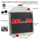 Rows Radiator For Yanmar YM240 YM2000 / YM1700 -asi Hot 124460-44501 New. Price: $119.00.