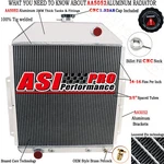 Asi Row Radiator Ford F-series F1 F2 F3 F4 Pickup Engines 1942-1952 New. Price: $169.00.