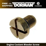 For 2018-2019 Bmw 118I Dorman Engine Coolant Bleeder Screw New. Price: $16.85.