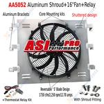 Aluminum Radiator Shroud Fan For 55-59 Chevy 3100 3200 3400 3600 Gmc 150 Asi New. Price: $99.00.