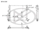 Radiator-coupe Koyo A13350 Fits 2013 Cadillac Ats New. Price: $347.99.