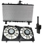 Cooling Fans Assembly Set Of 3 Fits Chevy Chevrolet Camaro 2012-2015 New. Price: $441.42.