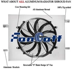 Aluminum Shroud Electric Fan For 2004-09 Dodge Ram 1500 2500 3500 4000 5.7L V8 New. Price: $84.95.