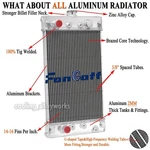 U45506580 2 Row Aluminum Radiator Fit Perkins Generator 404D TPN440 #10000-54916 New. Price: $184.95.