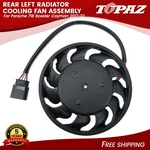 Rear Left Radiator Cooling Fan Assembly Fits Porsche 718 Boxster Cayman 2017-22 New. Price: $192.77.