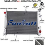 2-ROW Core Aluminum Radiator For 2004-2009 Dodge Ram 1500 2500 3500 5.7L V8 New. Price: $144.95.