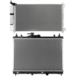 Radiator & Ac Condenser Cooling Kit For 2007-2012 Nissan Versa 1.8L 1798CC L4 New. Price: $113.48.