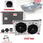 4-ROW Radiator+shroud Fan+relay For Chevy 1970-1981 CAMARO/1978-1987 Monte Carlo New. Price: $359.00.