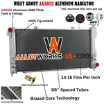 3-ROW Radiator For 01-04 Dodge Grand Caravan Chrysler Town Country 3.3/3.8 #2311 New. Price: $184.95.
