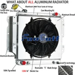 CC2101 Rows Radiator Shroud Fan For 1987-2006 Jeep Wrangler Yj Tj 2.4L-4.2L New. Price: $265.05.