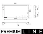 Mahle Premium Line Radiator Oem Quality CR955000P Us New. Price: $307.43.