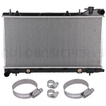2003-2008 Subaru Forester 2.5L Aluminum Radiator W/ Oil Hose Clamps Kit New. Price: $60.98.