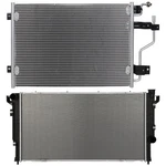 Ac Condenser Cooling Kit & Aluminum Radiator For 1994-1997 Dodge Ram 2500 3500 New. Price: $190.19.