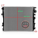68268607AA Radiator For 2020-2023 2022 Ram 1500 3.0L/2019-2025 3.6L Mt New. Price: $159.00.